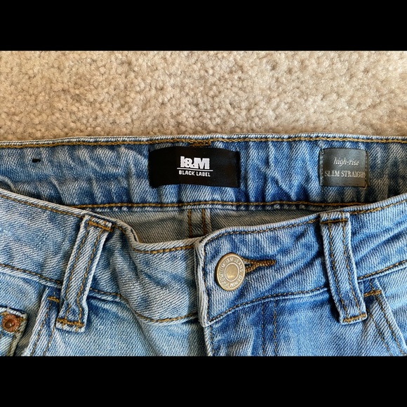 Women’s ripped high rise slim straight jeans - Picture 5 of 5